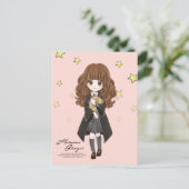 Magical Hermione Granger Waterverf Uitnodiging Briefkaart (Staand voorkant)