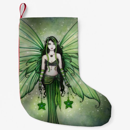Magical Holiday Fairy Christmas Stocking Kleine Kerstsok (Voorkant)
