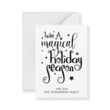 Magical Holiday Season Names MINI Holiday