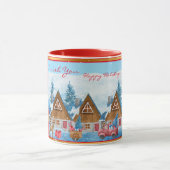 Magical Holiday Winter Landscape Customize Mok (Midden)