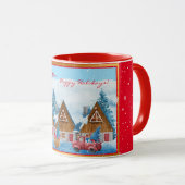 Magical Holiday Winter Landscape Customize Mok (Voorkant rechts)