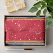 Magical Holiday Winter Landscape Customize Tissuepapier (Geschenk)