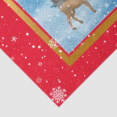 Magical Holiday Winter Landscape Customize Tissuepapier (Detail)