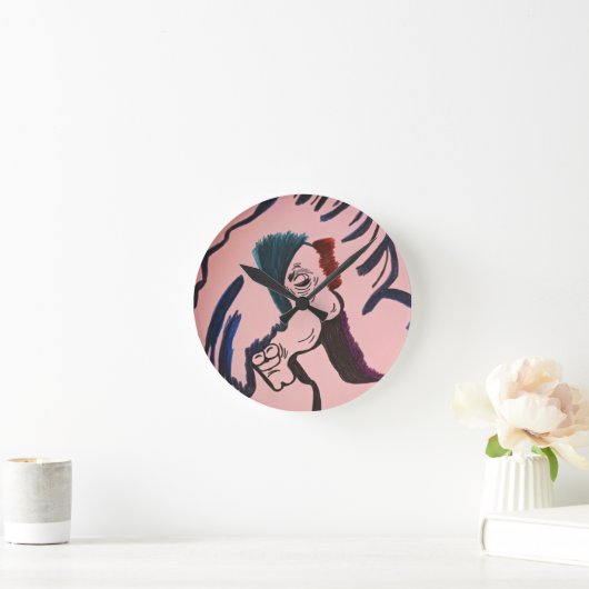 Magical Horse Round Pillow Ronde Klok (Huis)