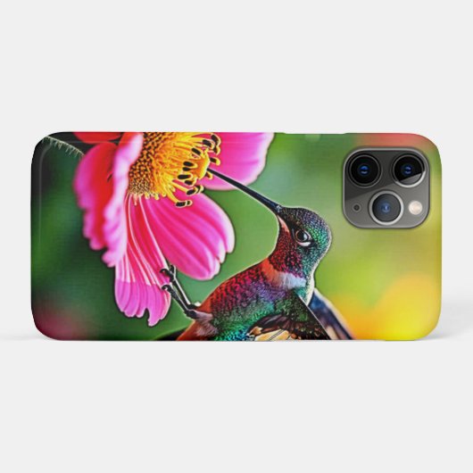 Magical Hummingbird Moments Design Case-Mate iPhone Case (Achterkant (horizontaal))