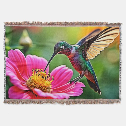Magical Hummingbird Moments Design Deken (Voorkant)