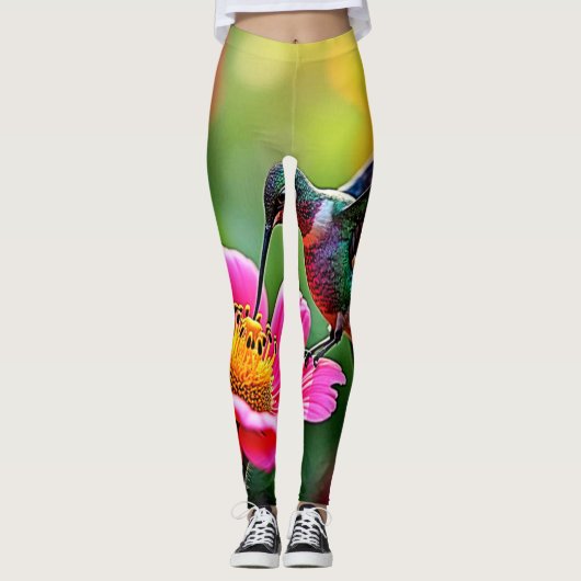 Magical Hummingbird Moments Design Leggings (Voorkant)