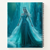 Magical Ice Queen Winter Christmas Notitieboek (Achterkant)