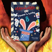 Magical Illusions Verjaardagsfeest Uitnodiging Sho