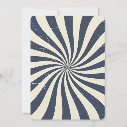 Magical Illusions Verjaardagsfeest Uitnodiging Sho (Achterkant)