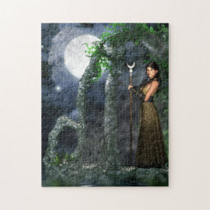 Magical Jigzaag - Moon Goddess (Selene) Legpuzzel