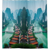 Magical Karst River Serenity Douchegordijn (Voorkant)