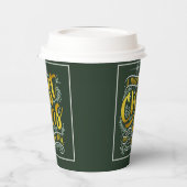 Magical Kersttypografie Gold ID441 Papieren Bekers (Links)