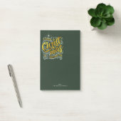 Magical Kersttypografie Gold ID441 Post-it® Notes (Kantoor)