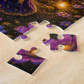 Magical Kitten Wizard Jigsaw Puzzle Legpuzzel (Zijkant)