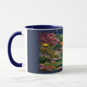 Magical Koi Fish Zen Garden Night Mug Mok (Links)