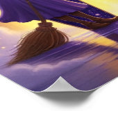 Magical Letter W Wall Art Poster for Kids Room (Hoek)