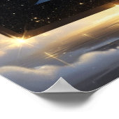 Magical Letter Z Wall Art Poster for Kids Room (Hoek)