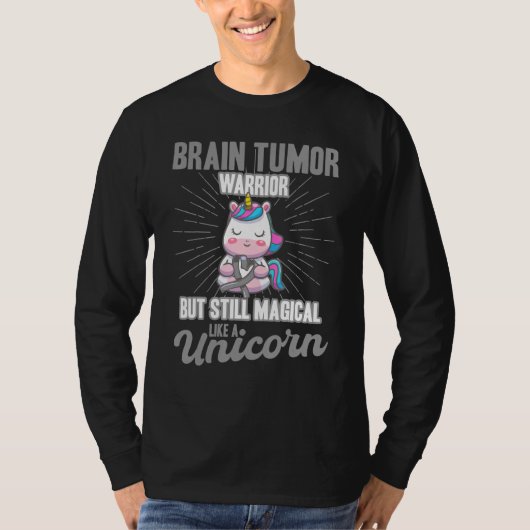 Magical Like A Unicorn Brain Tumor Awareness 1 T-shirt (Voorkant)
