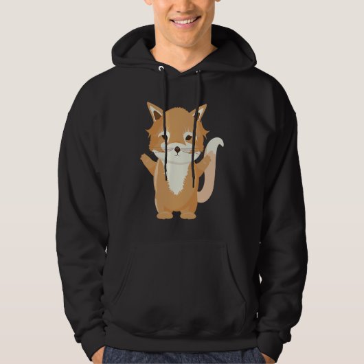 Magical little fox a cute animal hoodie (Voorkant)