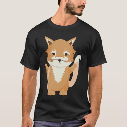Magical little fox a cute animal t-shirt (Voorkant)