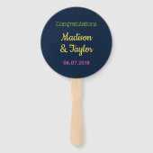 Magical Love aangepaste tekst fan set Handwaaier (Achterkant)