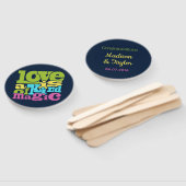 Magical Love aangepaste tekst fan set Handwaaier (Niet-gemonteerd)