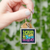 Magical Love Custom monogram key chain Sleutelhanger (Hand)