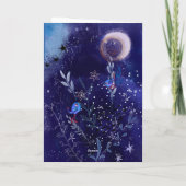 Magical Mama Baby Owl Birthday Card | Starry Night Kaart (Achterkant)