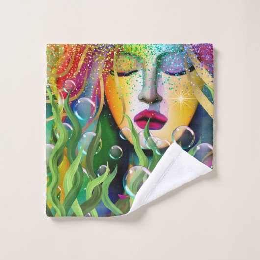 Magical Mermaid Bad Handdoek (Wasdoekje)