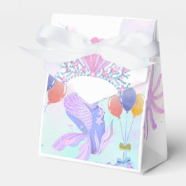 Magical  Mermaid Birthday Invitation Card Bedankdoosjes