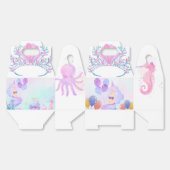 Magical Mermaid Birthday Invitation Card Bedankdoosjes (Ongevouwen)