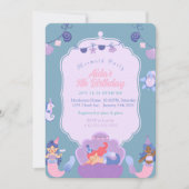 Magical Mermaid Birthday Invitation Kaart (Voorkant)