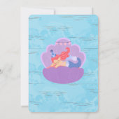 Magical Mermaid Birthday Invitation Kaart (Achterkant)