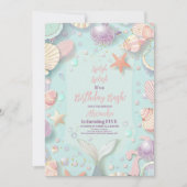 Magical Mermaid Birthday Kaart (Voorkant)