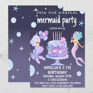 Magical Mermaid Birthday Kaart
