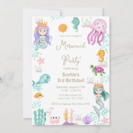 Magical Mermaid Birthday Kaart