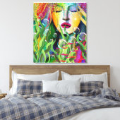 Magical Mermaid Canvas Afdruk (Insitu (Slaapkamer))