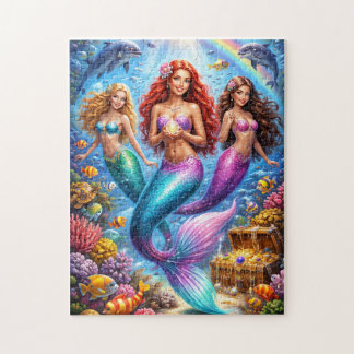 Magical Mermaid Lagoon Bright Underwater Fantasy  Legpuzzel