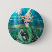 Magical Mermaid Ronde Button 5,7 Cm (Voorkant)