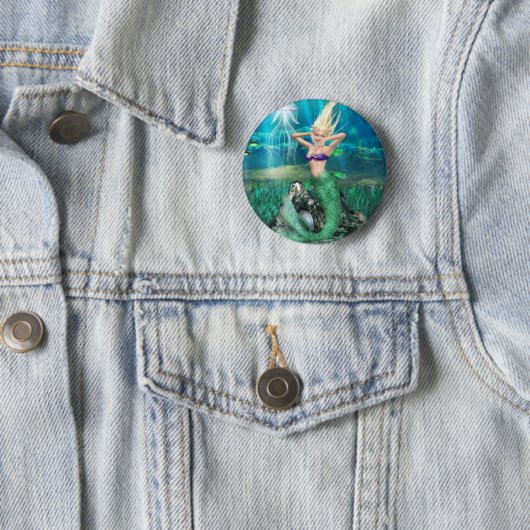 Magical Mermaid Ronde Button 5,7 Cm (In situ)