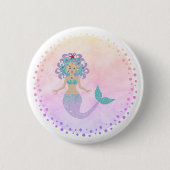 Magical Mermaid Ronde Button 5,7 Cm (Voorkant)