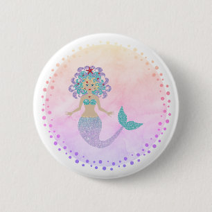Magical Mermaid Ronde Button 5,7 Cm