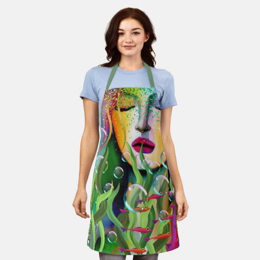 Magical Mermaid Schort (Gedragen)