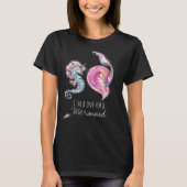 *~* Magical Mermaid Shell Glitter Zee Horse T-shir T-shirt (Voorkant)