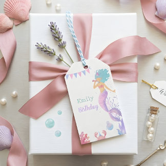 Magical Mermaid Under the Sea Kids Birthday Cadeaulabel