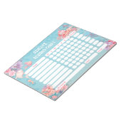 Magical Mermaids Reward Chore Chart for Kids Notitieblok (Schuin)