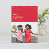 Magical Merry bij kerstmis  Kaart (Staand voorkant)