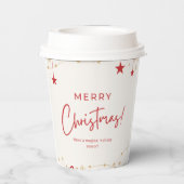 Magical Merry Christmas Papieren Bekers (Achterkant)