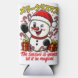Magical Merry Christmas Snowman Cooler Bag